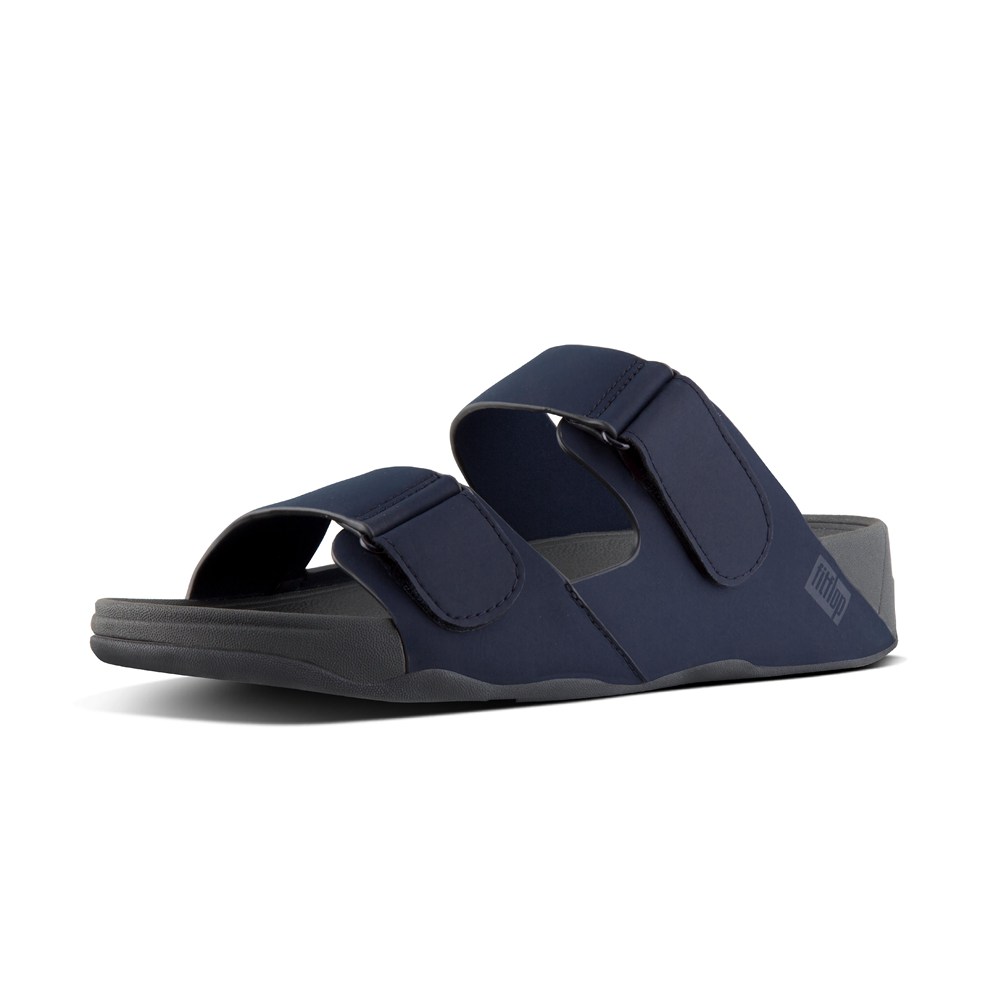 Fitflop Man Slides Navy - Gogh Neoprene Adjustable - NC4385061